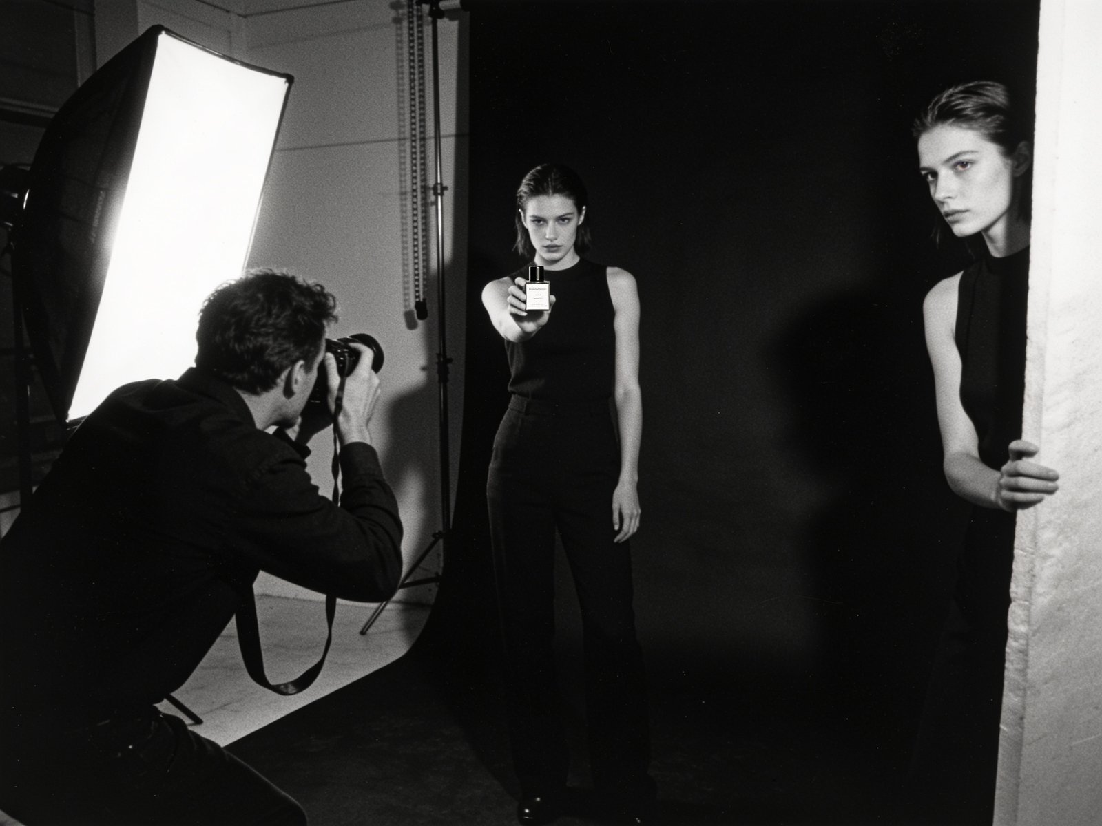 A brand slot mid-shoot